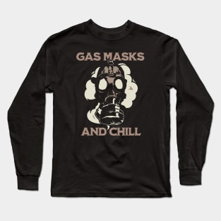 Gas Masks And Chill - WW1 Long Sleeve T-Shirt